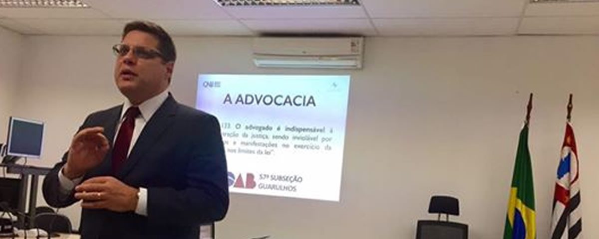 You are currently viewing Palestra do Presidente Alexandre de Sá na Justiça Federal sobre o papel da OAB e do Advogado no Estado Constitucional de Direito.