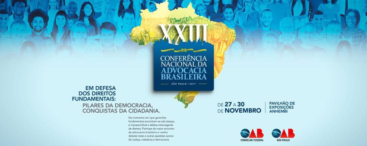 Você está visualizando atualmente Lançamento da XXIII Conferência Nacional da Advocacia.