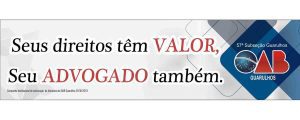 Read more about the article Nova campanha institucional de valorização da Advocacia 2018/2019.