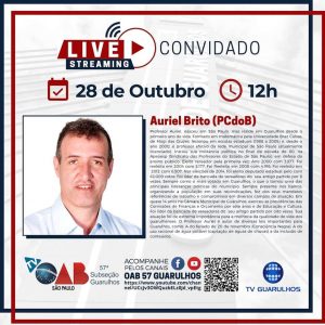 Leia mais sobre o artigo Entrevistas com os candidatos à prefeitura de Guarulhos – Candidato Auriel Brito (PCdoB)