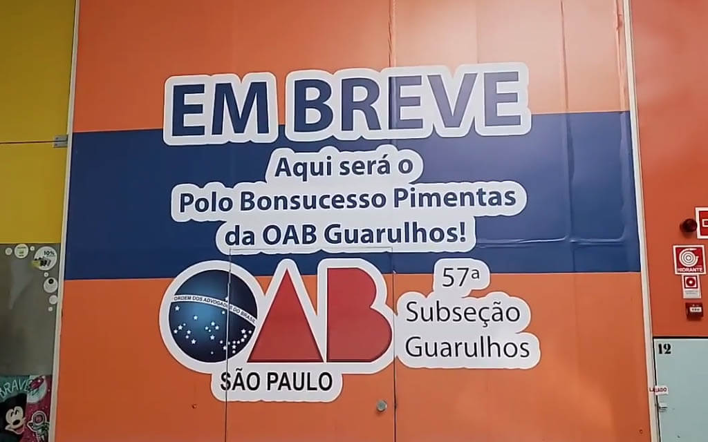 Leia mais sobre o artigo Polo Bonsucesso Pimentas da OAB Guarulhos (vídeo)
