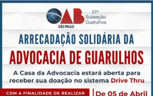 Leia mais sobre o artigo Arrecadação Solidária da Advocacia de Guarulhos