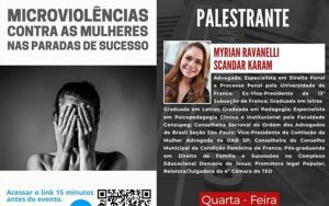 Leia mais sobre o artigo 26/05 – Microviolências Contra as Mulheres nas Paradas de Sucesso