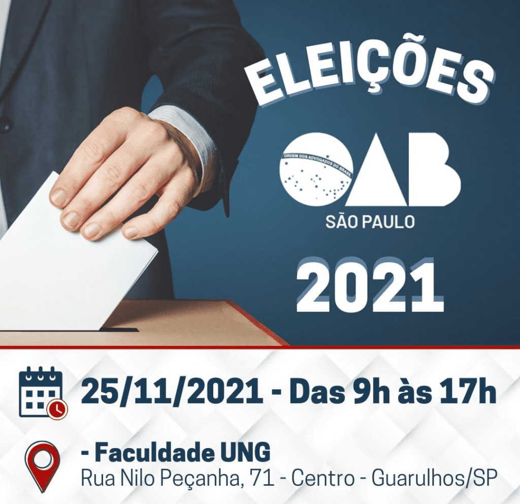 Leia mais sobre o artigo Informações Importantes sobre as Eleições da OAB – Guarulhos e São Paulo