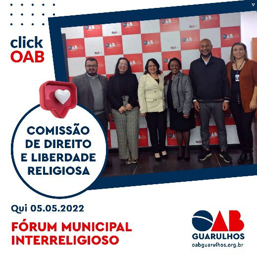 Você está visualizando atualmente Comissão de Direito e Liberdade Religiosa, reuniu-se com a Secretaria de Justiça e Cidadania do Estado de São Paulo e com a Subsecretaria de Igualdade Racial da Prefeitura de Guarulhos