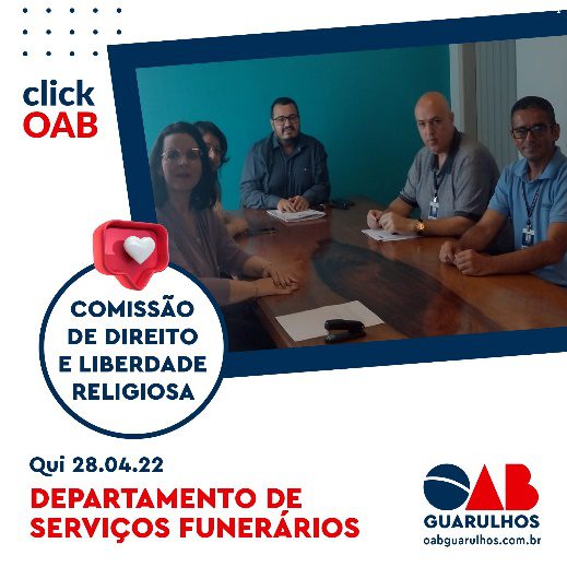 Você está visualizando atualmente Comissão de Direito e Liberdade Religiosa se reuniu com o Departamento de Serviços Funerários da Secretaria de Serviços Públicos da Prefeitura de Guarulhos