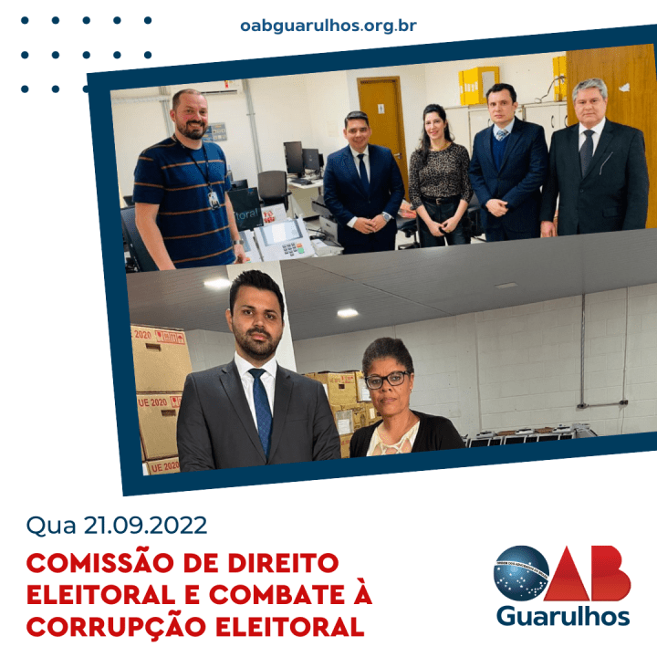 No momento você está vendo OAB Guarulhos, por sua Diretoria e Comissão de Direito Eleitoral e Combate à Corrupção Eleitoral, esteve presente na 185º Zona Eleitoral