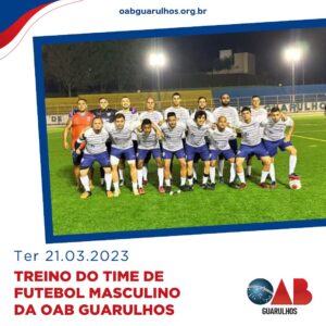 Leia mais sobre o artigo Treino do time de futebol masculino – OAB Guarulhos