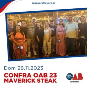 Leia mais sobre o artigo CONFRA OAB 2023 – Maverick Steak
