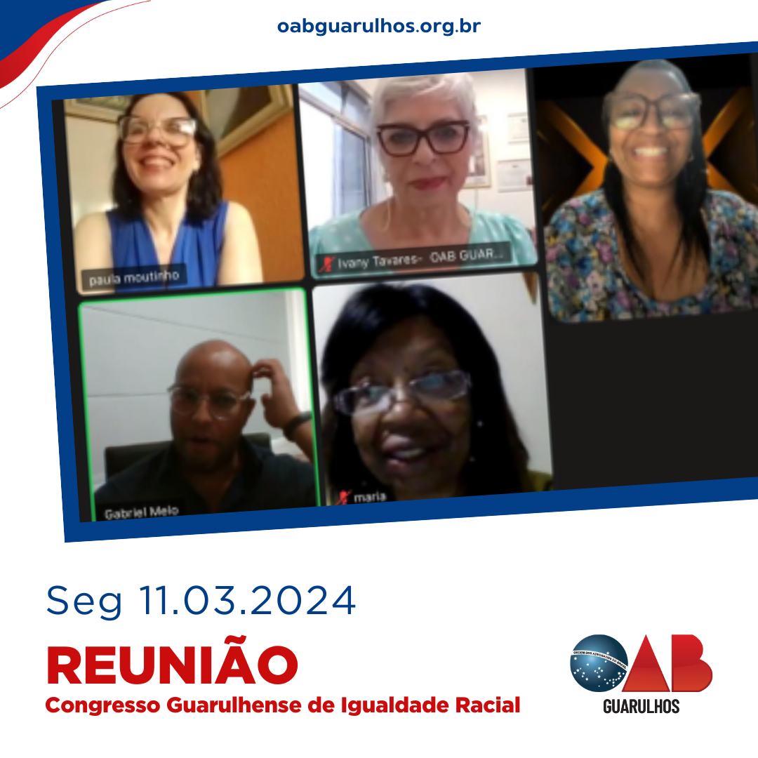 Você está visualizando atualmente Reunião Preparatória para Organização do Congresso Guarulhense de Igualdade Racial