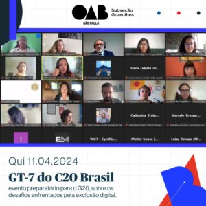 Leia mais sobre o artigo GT-7 do C20 Brasil evento preparatório para o G20