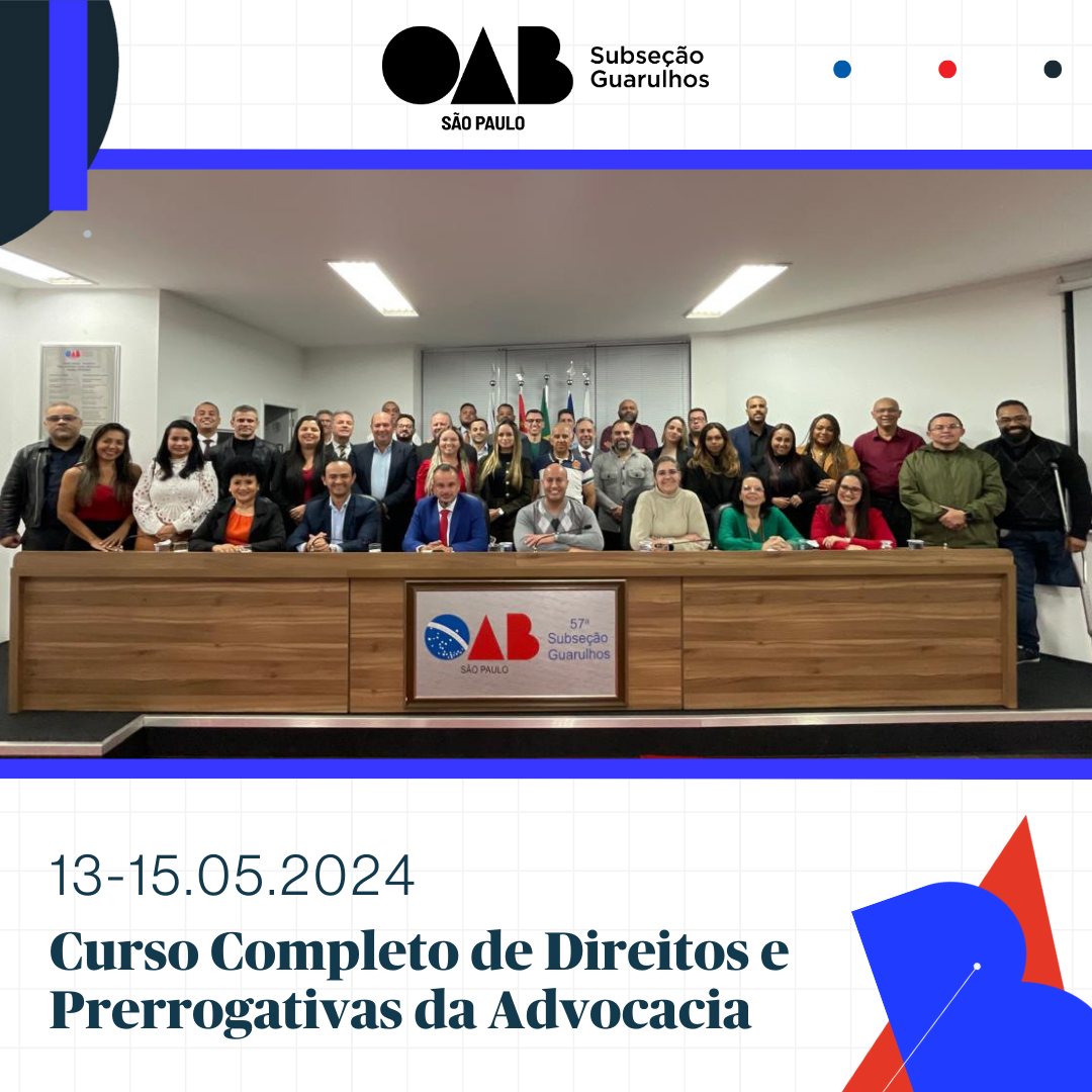 Você está visualizando atualmente Curso Completo de Direitos e Prerrogativas da Advocacia