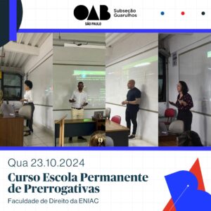 Leia mais sobre o artigo Curso EPDP Faculdade de Direito do ENIAC