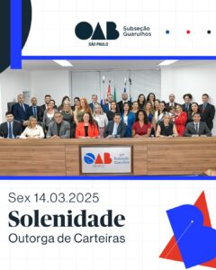 Leia mais sobre o artigo Solenidade Outorga de Carteiras
