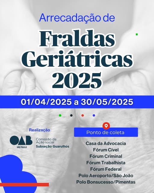 Leia mais sobre o artigo Campanha Arrecadação de Fraldas Geriátricas 2025