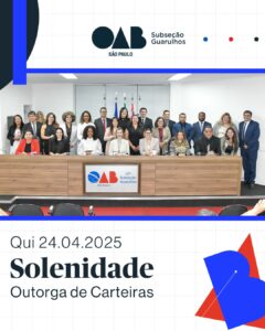 Leia mais sobre o artigo Solenidade de Outorga de Carteiras