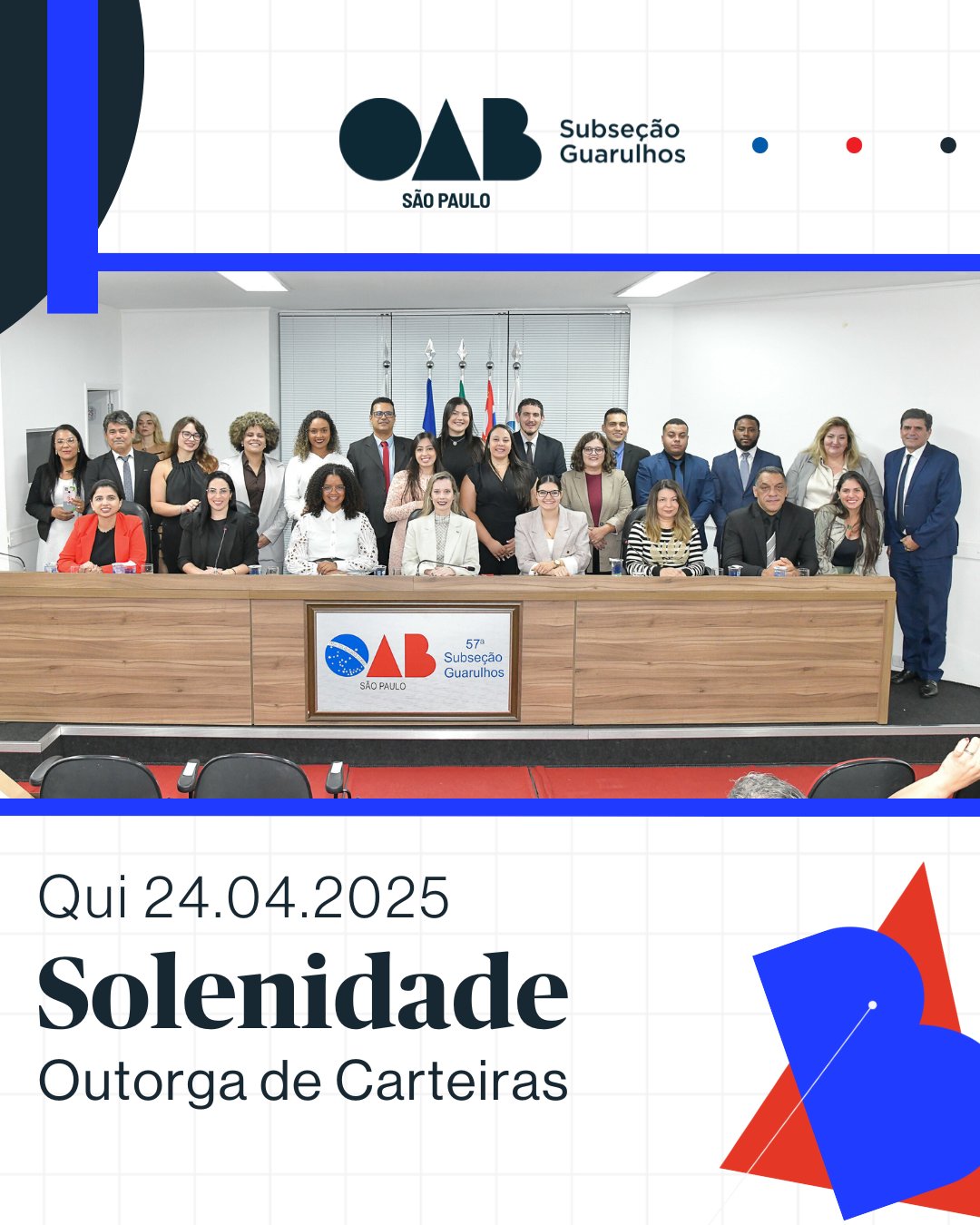 No momento, você está visualizando Solenidade de Outorga de Carteiras