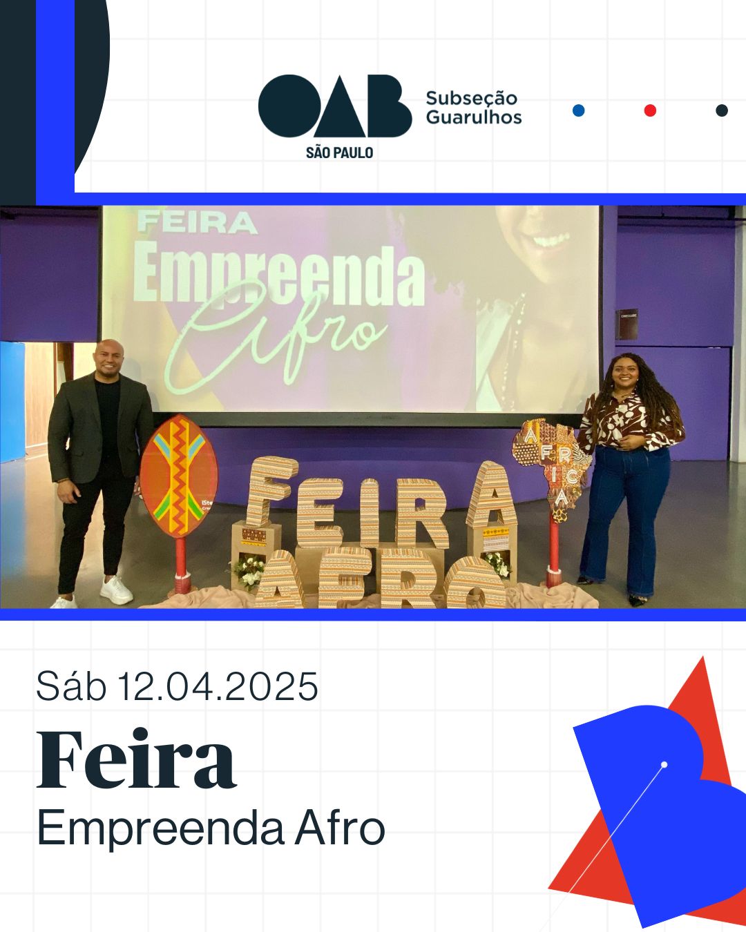 No momento, você está visualizando OAB Guarulhos marcou presença na Feira Empreenda Afro