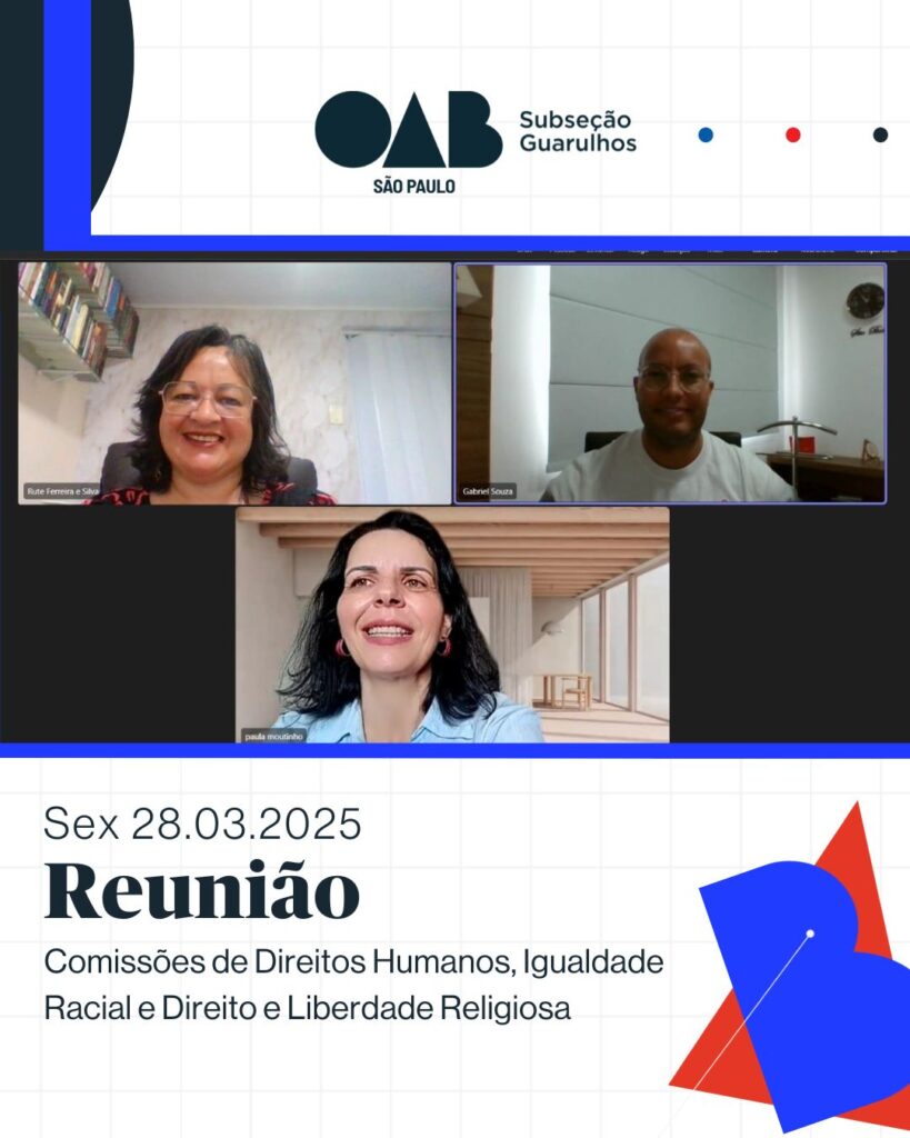 Leia mais sobre o artigo Reunião das Comissões de Direitos Humanos, Igualdade Racial e Direito e Liberdade Religiosa