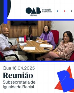 Leia mais sobre o artigo Reunião institucional com a Subsecretaria de Igualdade Racial do Município de Guarulhos
