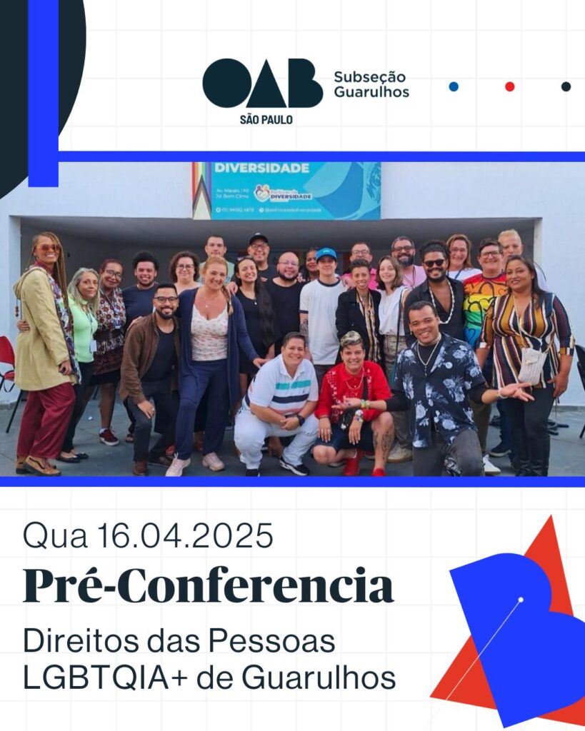 Leia mais sobre o artigo Pré-Conferência Municipal LGBTQIA+ reúne lideranças e debate propostas para a 3ª Conferência de Guarulhos