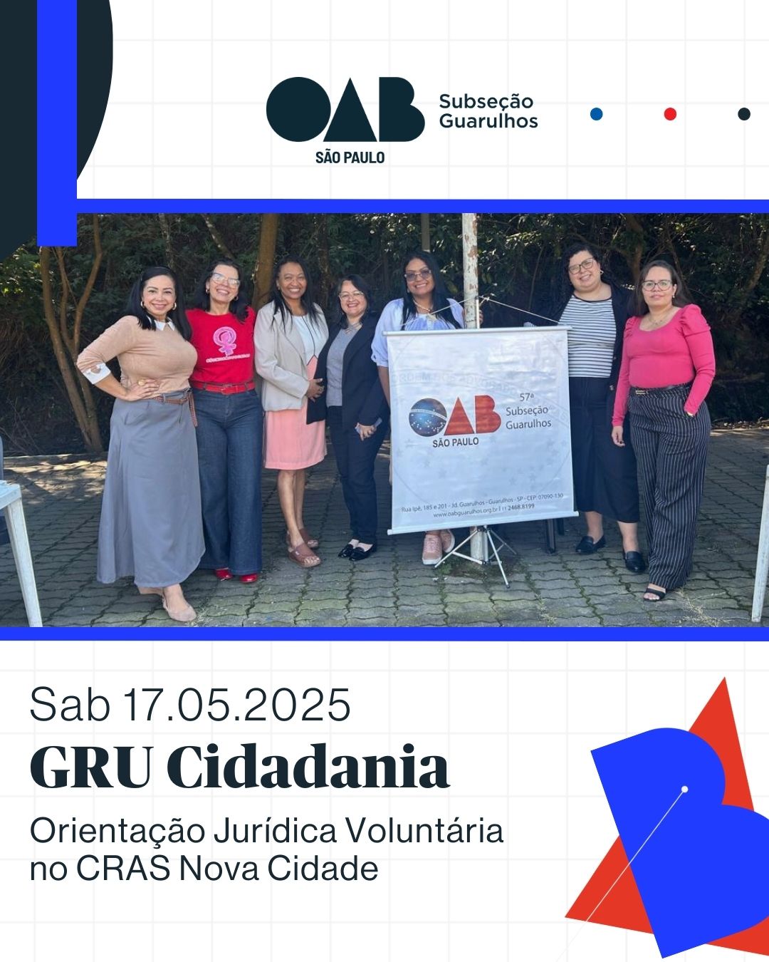 No momento, você está visualizando Orientação Jurídica Voluntária no Gru Cidadania