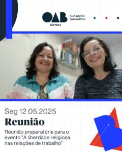 Leia mais sobre o artigo Reunião de trabalho dedicada aos alinhamentos e à organização do evento “A Liberdade Religiosa nas Relações de Trabalho