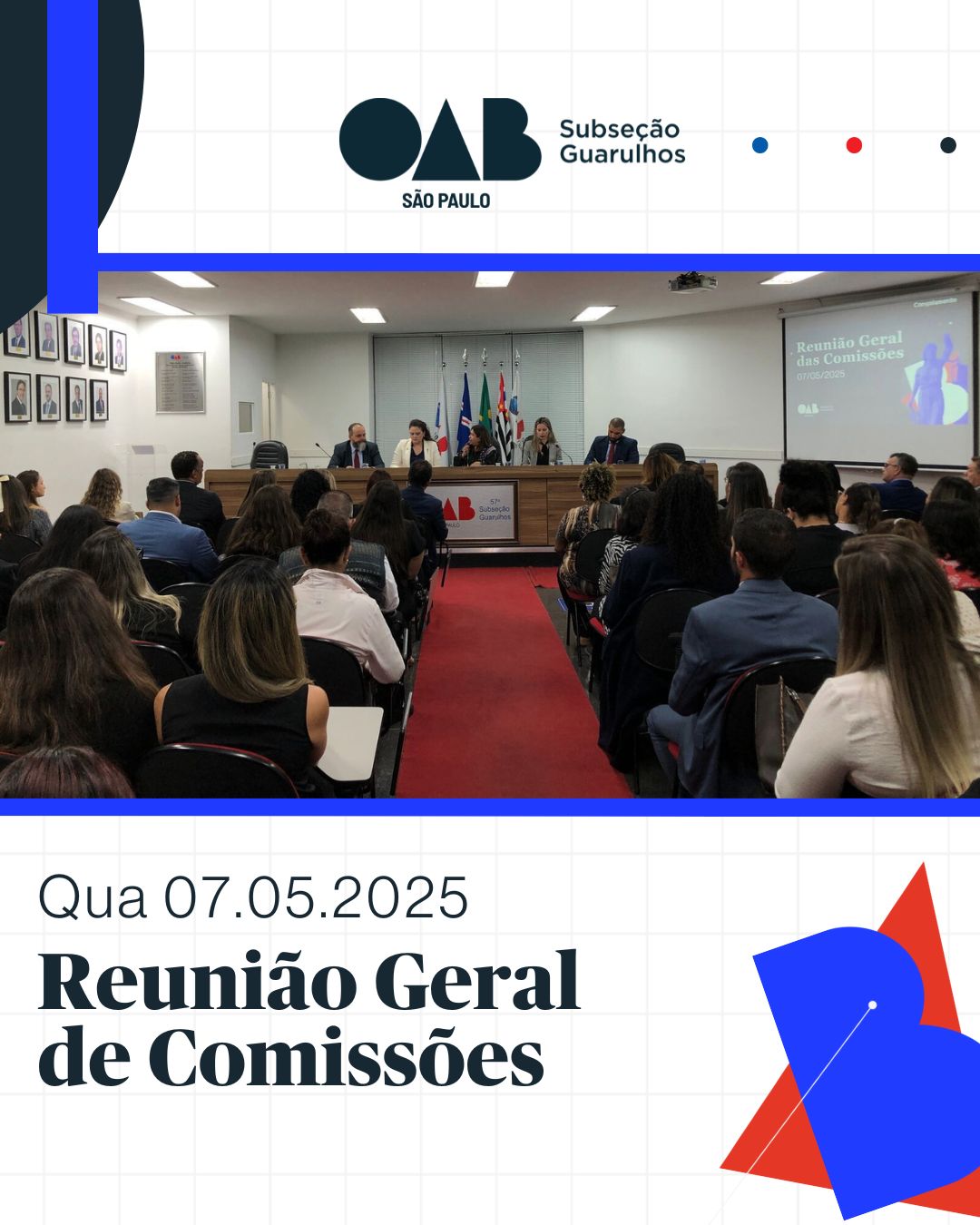 No momento, você está visualizando Reunião Geral de Comissões – Maio/2025
