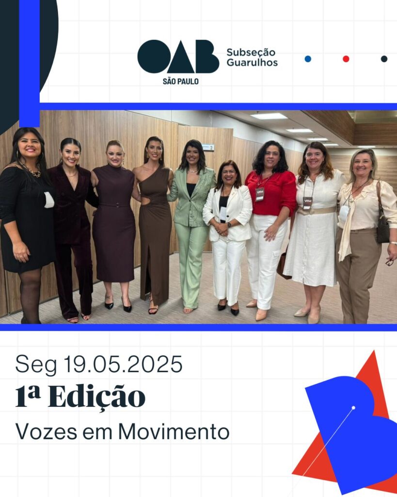 Leia mais sobre o artigo 1ª Edição do Evento “Vozes em Movimento”