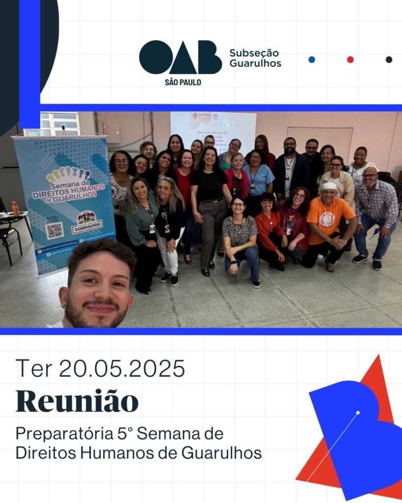 Leia mais sobre o artigo Reunião Preparatória da 5° Semana de Direitos Humanos de Guarulhos
