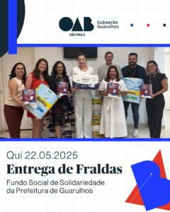 Leia mais sobre o artigo Fundo Social de Solidariedade da Prefeitura de Guarulhos para realizar a entrega de fraldas geriátricas