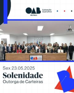 Leia mais sobre o artigo Solenidade Outorga de Carteiras