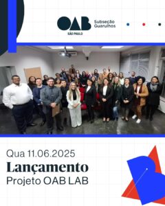 Leia mais sobre o artigo Lançamento do Projeto OAB LAB 2025