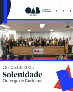 Leia mais sobre o artigo Solenidade de Outorga de Carteiras