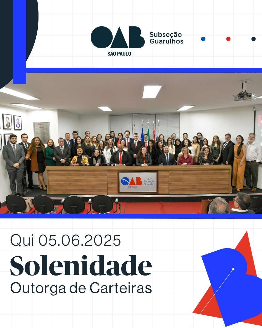 No momento, você está visualizando Solenidade de Outorga de Carteiras