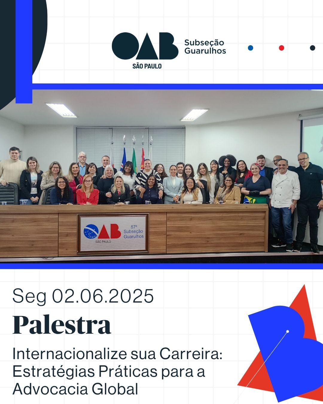 No momento, você está visualizando Palestra: Internacionalize sua Carreira – Estratégias Práticas para a Advocacia Global