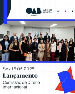 Leia mais sobre o artigo Lançamento da Comissão de Direito Internacional