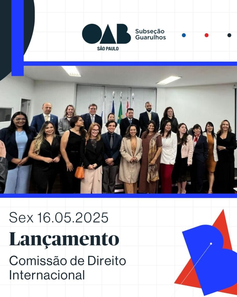 Leia mais sobre o artigo Lançamento da Comissão de Direito Internacional