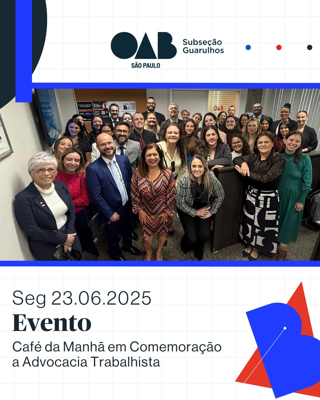 No momento, você está visualizando Café da Manhã especial em homenagem ao Dia da Advocacia Trabalhista