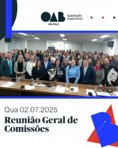 Leia mais sobre o artigo Reunião Geral de Comissões
