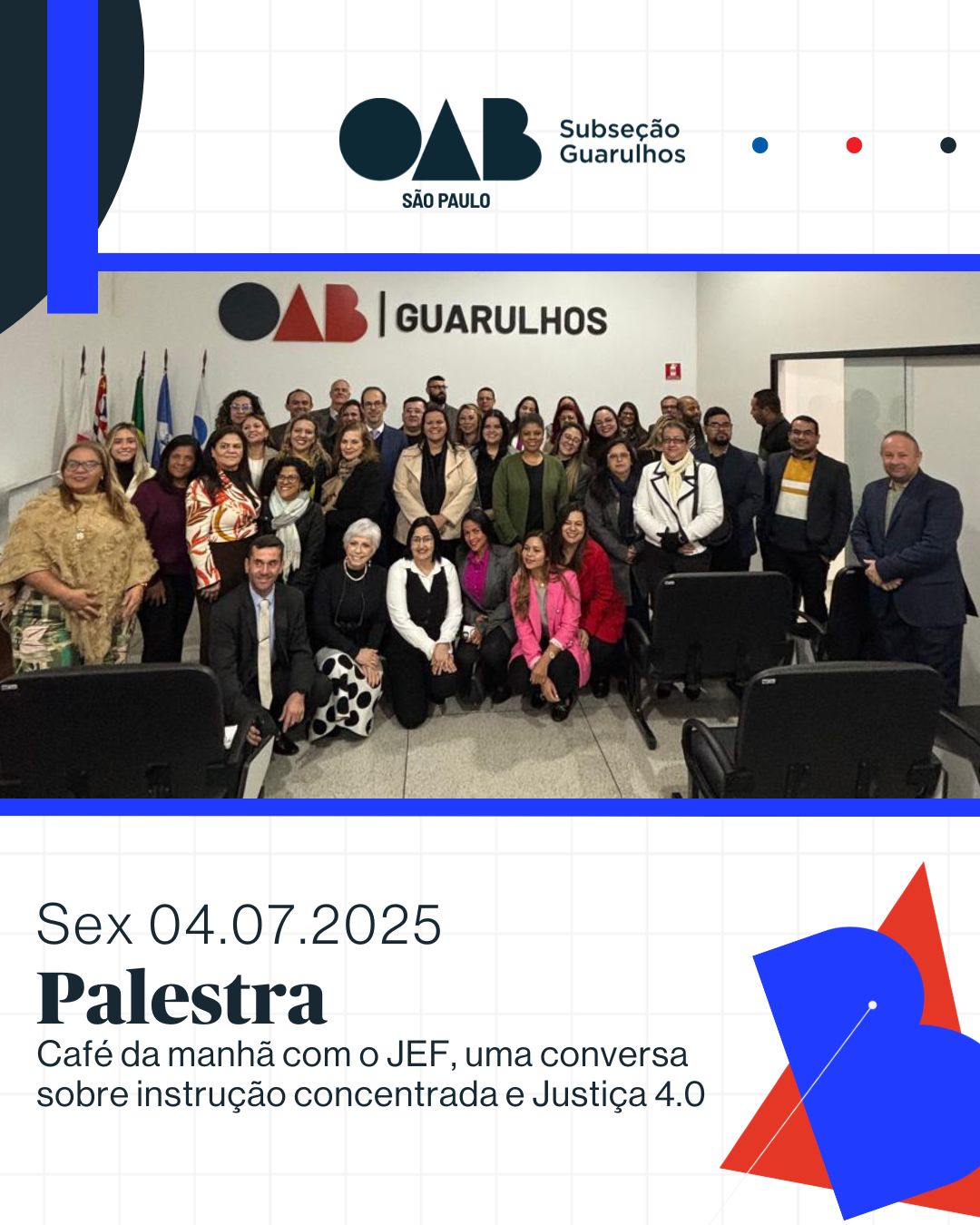 No momento, você está visualizando Café da Manhã com o JEF: uma conversa sobre instrução concentrada e Justiça 4.0