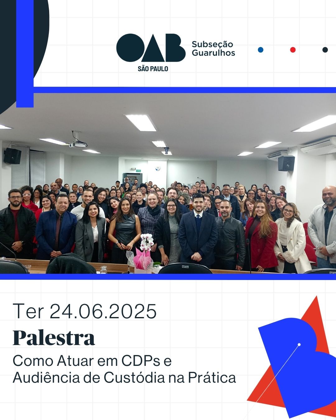 No momento, você está visualizando Palestra “Como Atuar em CDP’s e Audiência de Custódia na Prática”