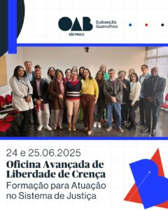 Leia mais sobre o artigo Oficina Avançada de Liberdade de Crença