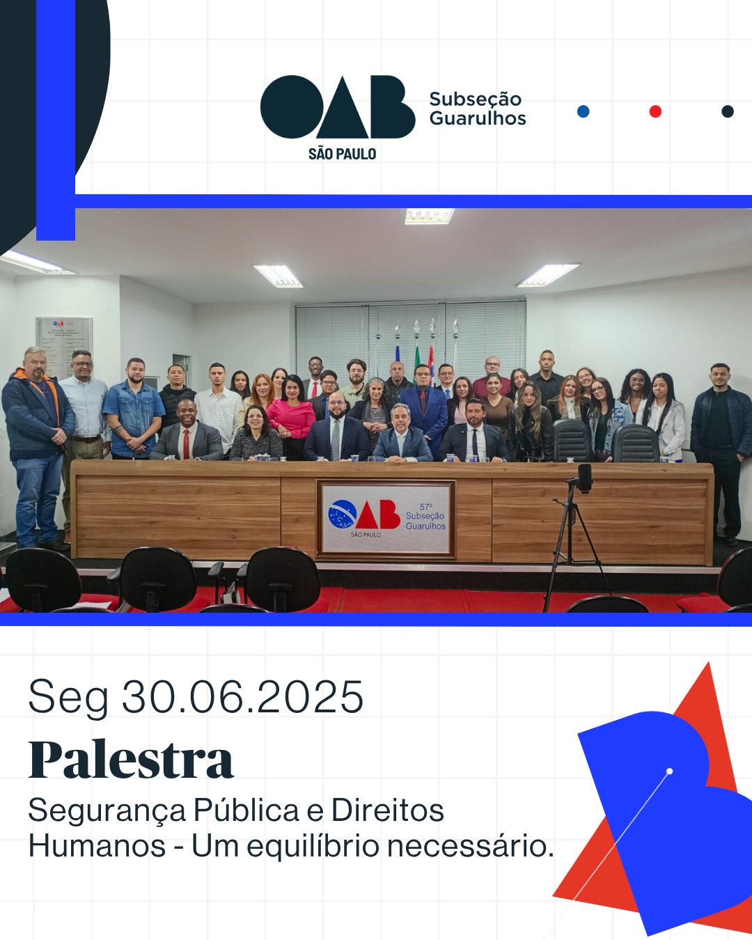 No momento, você está visualizando Palestra “Segurança Pública e Direitos Humanos – Um Equilíbrio Necessário”
