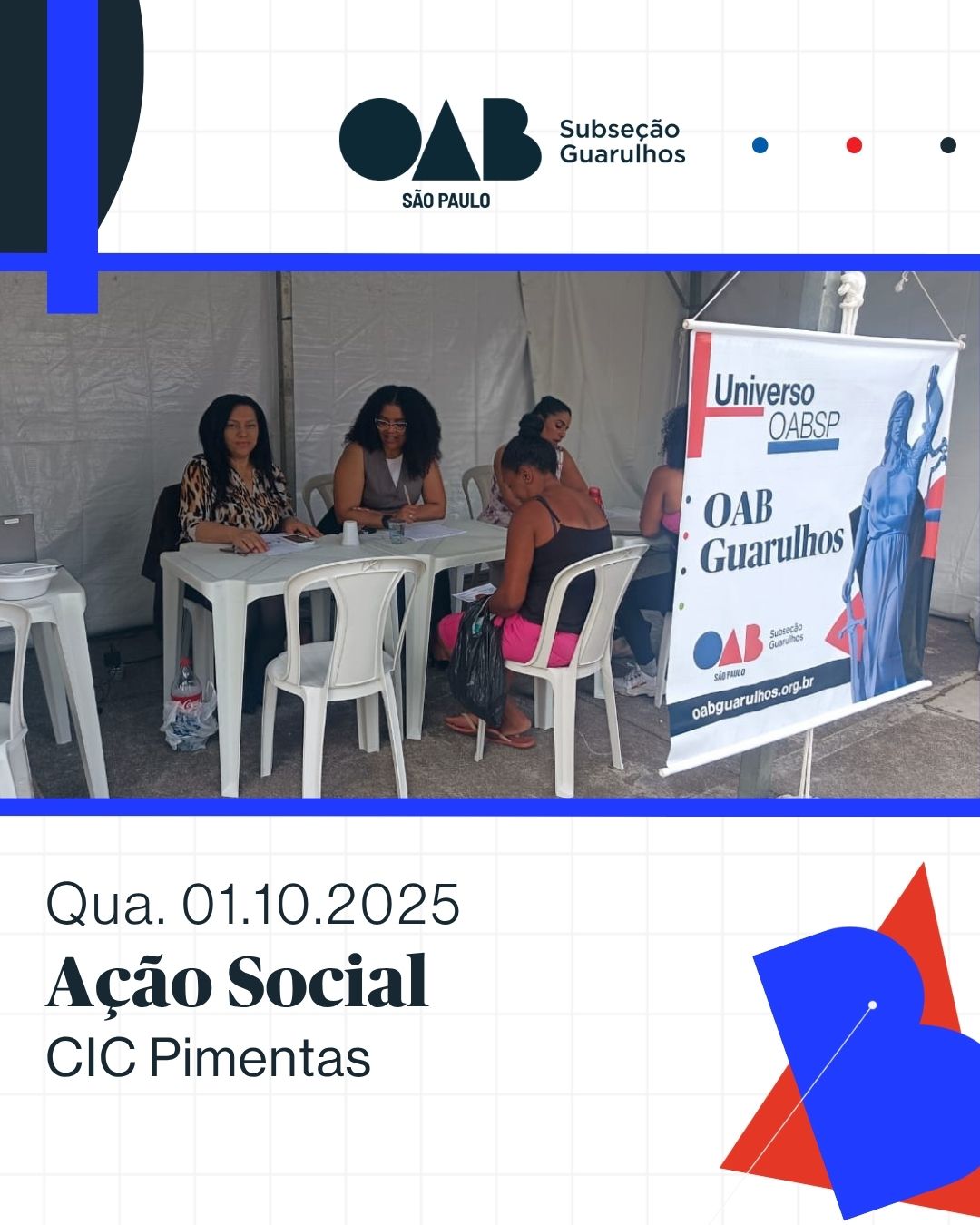 No momento, você está visualizando OAB Guarulhos participou das atividades e oficinas promovidas pela Prefeitura de Guarulhos, em celebração ao Dia Internacional da Pessoa Idosa