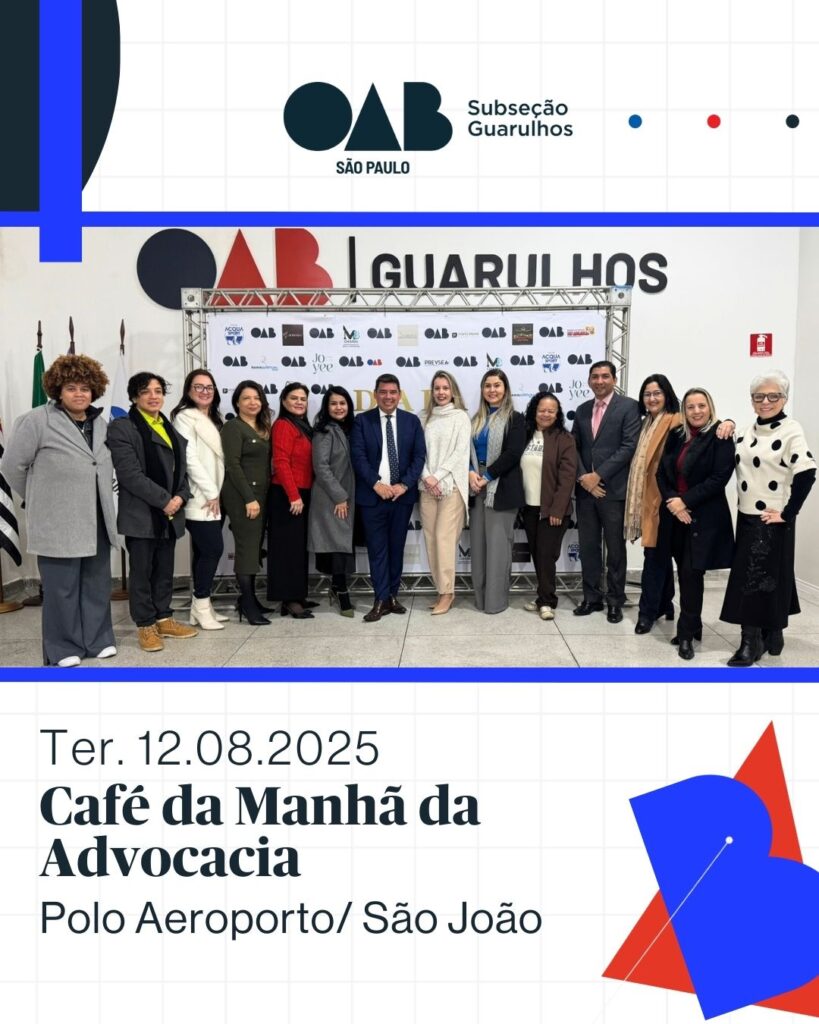 Leia mais sobre o artigo Café da manhã especial em alusão ao Dia da Advocacia, celebrado em 11 de Agosto – Polo Aeroporto/São João