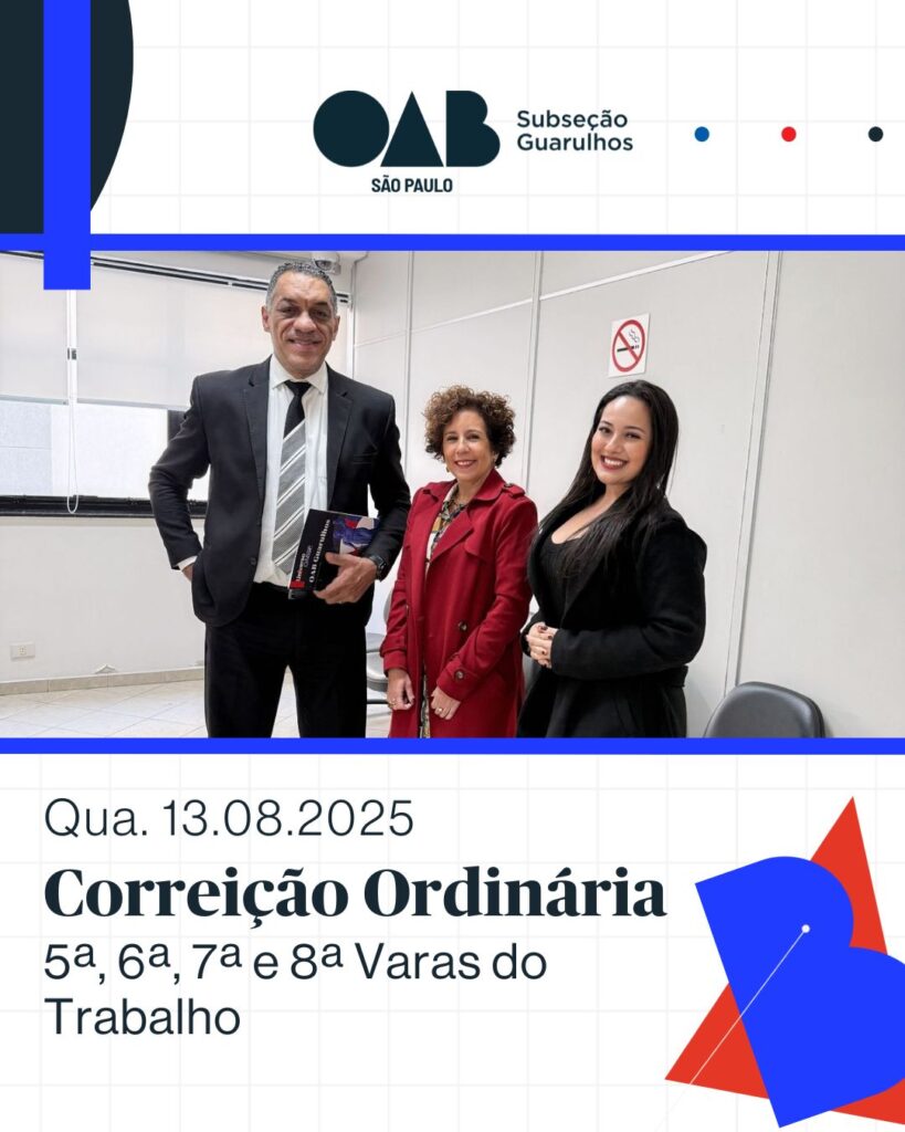 Leia mais sobre o artigo Correição Ordinária da Justiça do Trabalho de Guarulhos