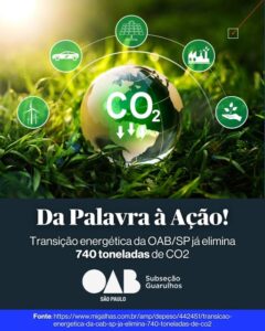Leia mais sobre o artigo A OAB/SP investiu em um projeto ousado de transição energética