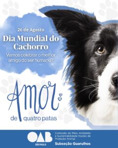 Leia mais sobre o artigo 26 de Agosto – Dia Mundial do Cão