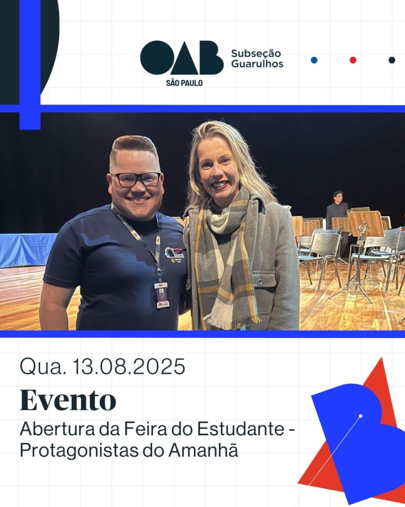 Leia mais sobre o artigo Tesoureira da OAB Guarulhos esteve presente na abertura da Feira do Estudante